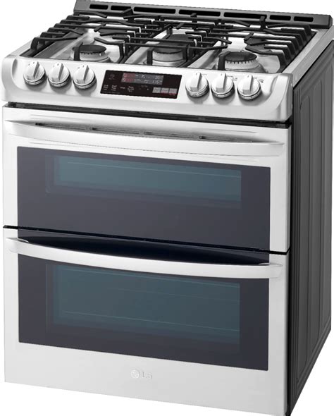 double oven and gas stove